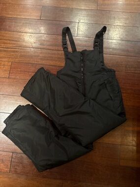 Champion c9 Bib Overall Snow Pants Black Youth Size XL 16/18 Ski Snowboard